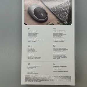 NIB Satechi M1 Bluetooth Mouse Bluetooth Wireless Mouse